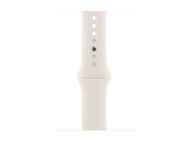 Apple Watch SE (GPS) - 2a generation - 40 mm - stjärnljusaluminium - smart klocka med sportband - fluoroelastomer - starlight - bandstorlek: M/L - 32
