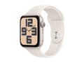 Miniatyrbild 1 av 5: Apple Watch SE (GPS) - 2a generation - 40 mm - stjärnljusaluminium - smart klocka med sportband - fluoroelastomer - starlight - bandstorlek: M/L - 32
