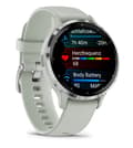 Miniatyrbild 3 av 8: Garmin Venu 3S 3,05 cm (1,2 tum) AMOLED 41 mm Digital 390 x 390 pixlar Pekskärm Grå, Silver Wi-Fi GPS (satellit)