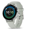 Miniatyrbild 1 av 8: Garmin Venu 3S 3,05 cm (1,2 tum) AMOLED 41 mm Digital 390 x 390 pixlar Pekskärm Grå, Silver Wi-Fi GPS (satellit)