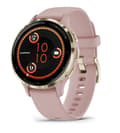 Miniatyrbillede 1 af 8: Garmin Venu 3S 3,05 cm (1,2") AMOLED 41 mm Digital 390 x 390 pixels Touchscreen Guld, Rosa Wi-Fi GPS (satellit)