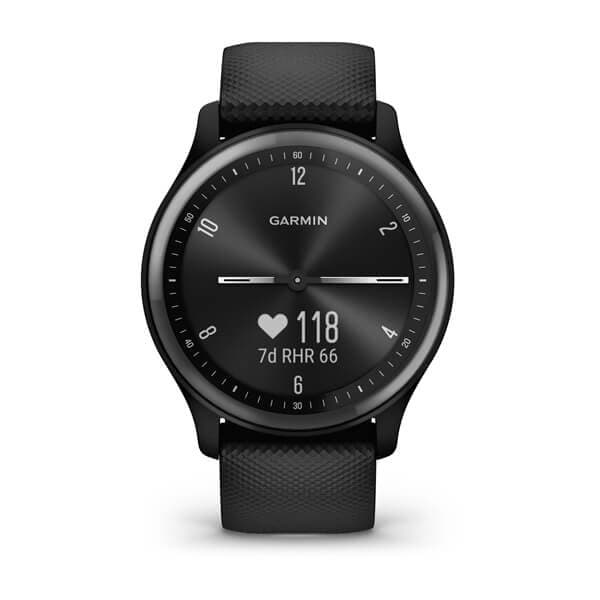 Garmin vívomove Sport OLED 40 mm Digitaalinen 72 x 154 pikseliä Kosketusnäyttö Musta GPS (satelliitti)