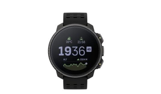 Suunto SS050862000 älykello/urheilukello 3,56 cm (1,4") Pistematriisinäyttö 49 mm 280 x 280 pikseliä Kosketusnäyttö Musta GPS (satelliitti)