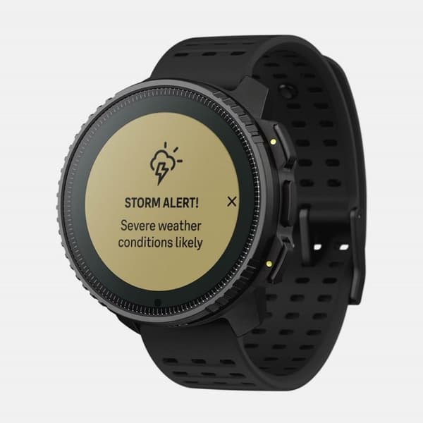 Suunto Vertical Solar 3,56 cm (1,4") Pistematriisinäyttö 49 mm 280 x 280 pikseliä Kosketusnäyttö Musta GPS (satelliitti)