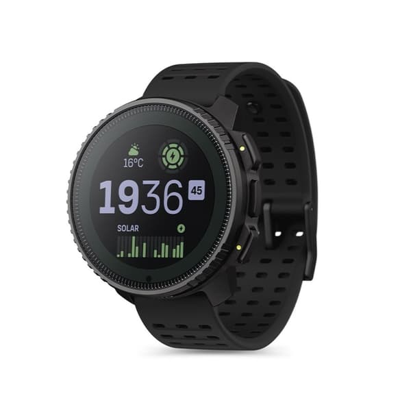 Suunto Vertical Solar 3,56 cm (1,4") Pistematriisinäyttö 49 mm 280 x 280 pikseliä Kosketusnäyttö Musta GPS (satelliitti)
