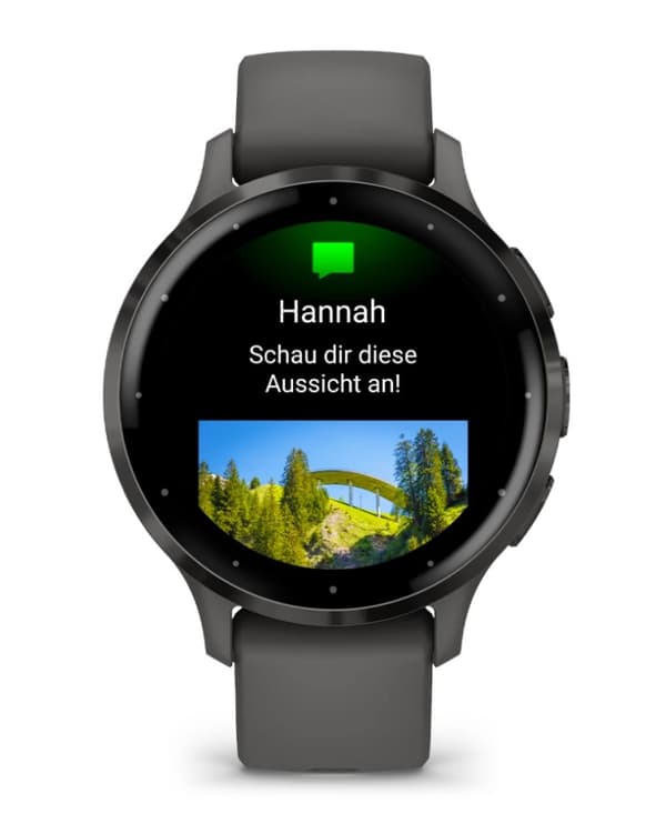 Garmin Venu 3S 3,05 cm (1,2 tum) AMOLED 41 mm Digital 390 x 390 pixlar Pekskärm Grå Wi-Fi GPS (satellit)