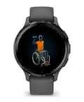 Miniatyrbild 6 av 8: Garmin Venu 3S 3,05 cm (1,2 tum) AMOLED 41 mm Digital 390 x 390 pixlar Pekskärm Grå Wi-Fi GPS (satellit)