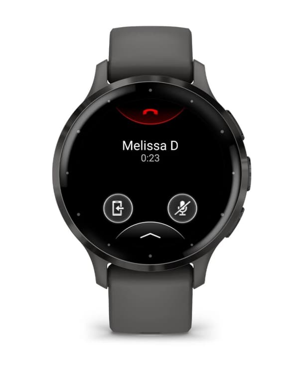 Garmin Venu 3S 3,05 cm (1,2 tum) AMOLED 41 mm Digital 390 x 390 pixlar Pekskärm Grå Wi-Fi GPS (satellit)