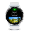 Miniatyrbild 4 av 8: Garmin Venu 3 3,56 cm (1,4 tum) AMOLED 45 mm Digital 454 x 454 pixlar Pekskärm Silver, Vit Wi-Fi GPS (satellit)