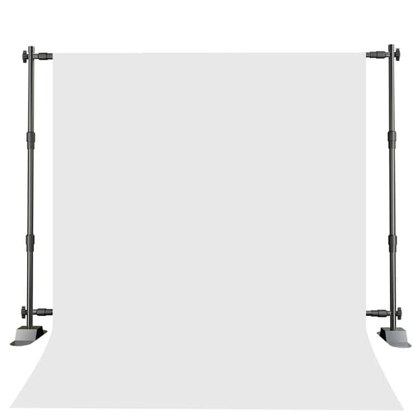 Backdrop Support System, Justerbar Tværstang, Robust Design,2.5x3 Med Hvid