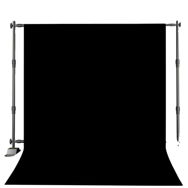 Backdrop Support System, Justerbar Tværstang, Robust Design,2.5x3 Med Sort