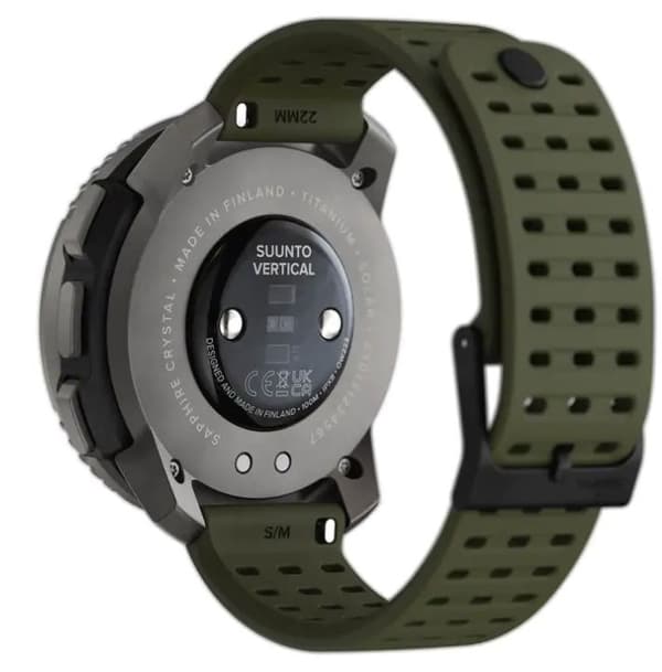 Suunto Vertical 3,56 cm (1,4") Pistematriisinäyttö 49 mm 280 x 280 pikseliä Kosketusnäyttö Musta GPS (satelliitti)