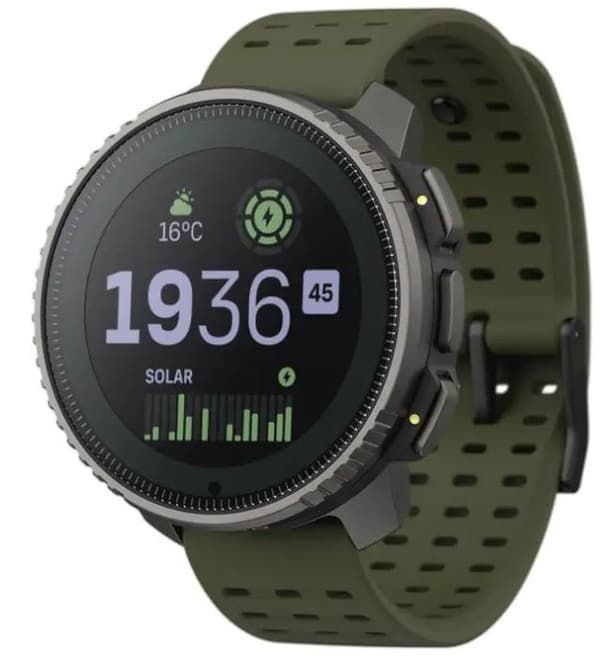 Suunto Vertical 3,56 cm (1,4") Pistematriisinäyttö 49 mm 280 x 280 pikseliä Kosketusnäyttö Musta GPS (satelliitti)