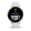 Miniatyrbillede 2 af 8: Garmin Vivoactive 5 3,05 cm (1,2") AMOLED Digital 390 x 390 pixels Touchscreen Hvid Wi-Fi GPS (satellit)