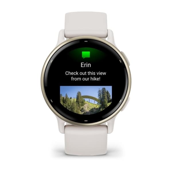 Garmin Vivoactive 5 3,05 cm (1,2") AMOLED Digital 390 x 390 pixels Touchscreen Hvid Wi-Fi GPS (satellit)