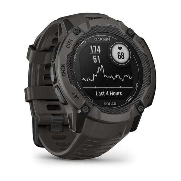 Garmin Instinct 2X Solar 2,79 cm (1,1") MIP 50 mm Digital 176 x 176 pixels Touchscreen Grafit GPS (satellit)