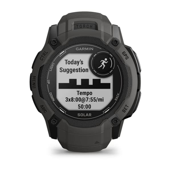 Garmin Instinct 2X Solar 2,79 cm (1,1") MIP 50 mm Digital 176 x 176 pixels Touchscreen Grafit GPS (satellit)