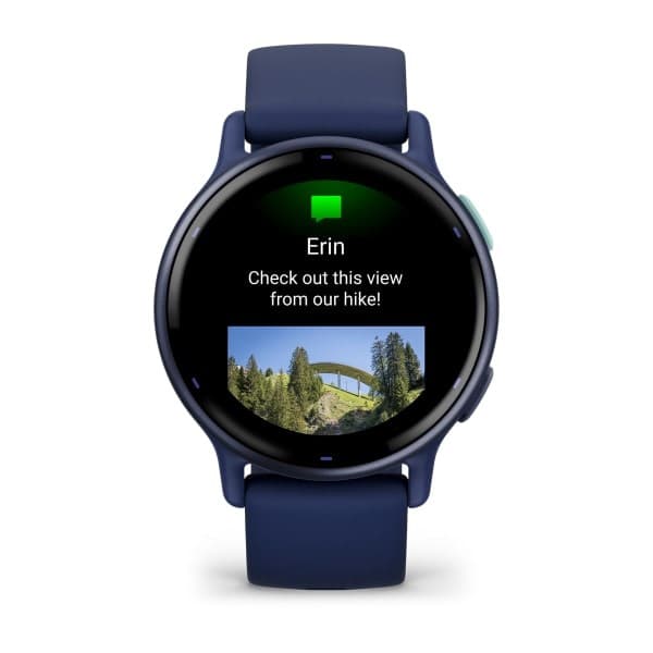 Garmin Vivoactive 5 3,05 cm (1,2") AMOLED Digital 390 x 390 pixels Touchscreen Blå Wi-Fi GPS (satellit)