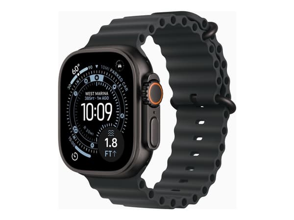 Apple Watch Ultra 3 GPS + Cellular 49mm Black Titanium Case with Black Ocean Band