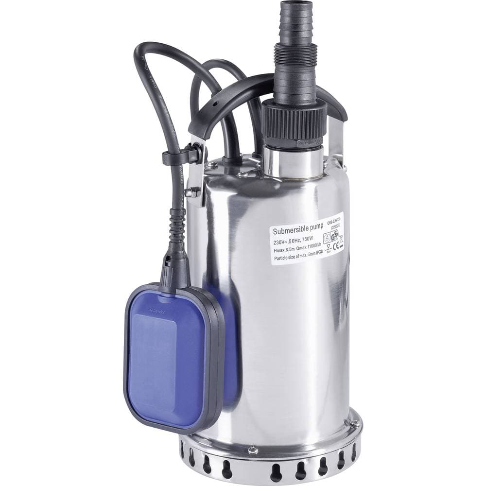 Renkforce 1529145 Klarvattenpump dränkbar 11000 l/h 7.5 m