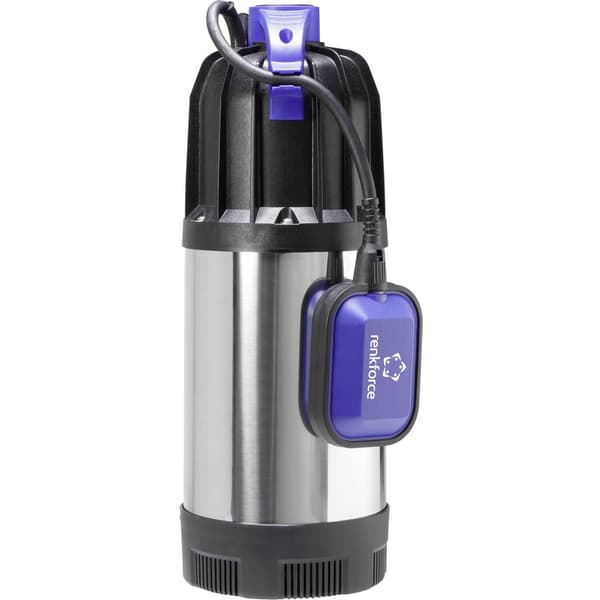 Renkforce 1519501 Tryckpump dränkbar med säkerhetsplugg 6500 l/h 30 m