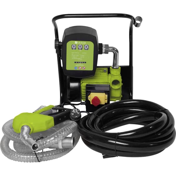 Zipper ZI-DOP600 ZI-DOP600 Elektrisk diesel- och eldningsoljepump 230 V 2400 l/h med säkerhetsplugg, med räknare