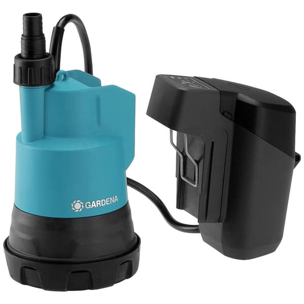 GARDENA 2000/2 18V P4 14600-66 Klarvattenpump dränkbar 2000 l/h