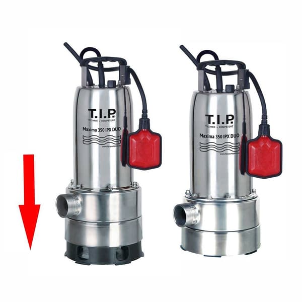 T.I.P. - Technische Industrie Produkte MAXIMA 350 I-PX DUO 30274 Dränkbar pump 20000 l/h 8 m