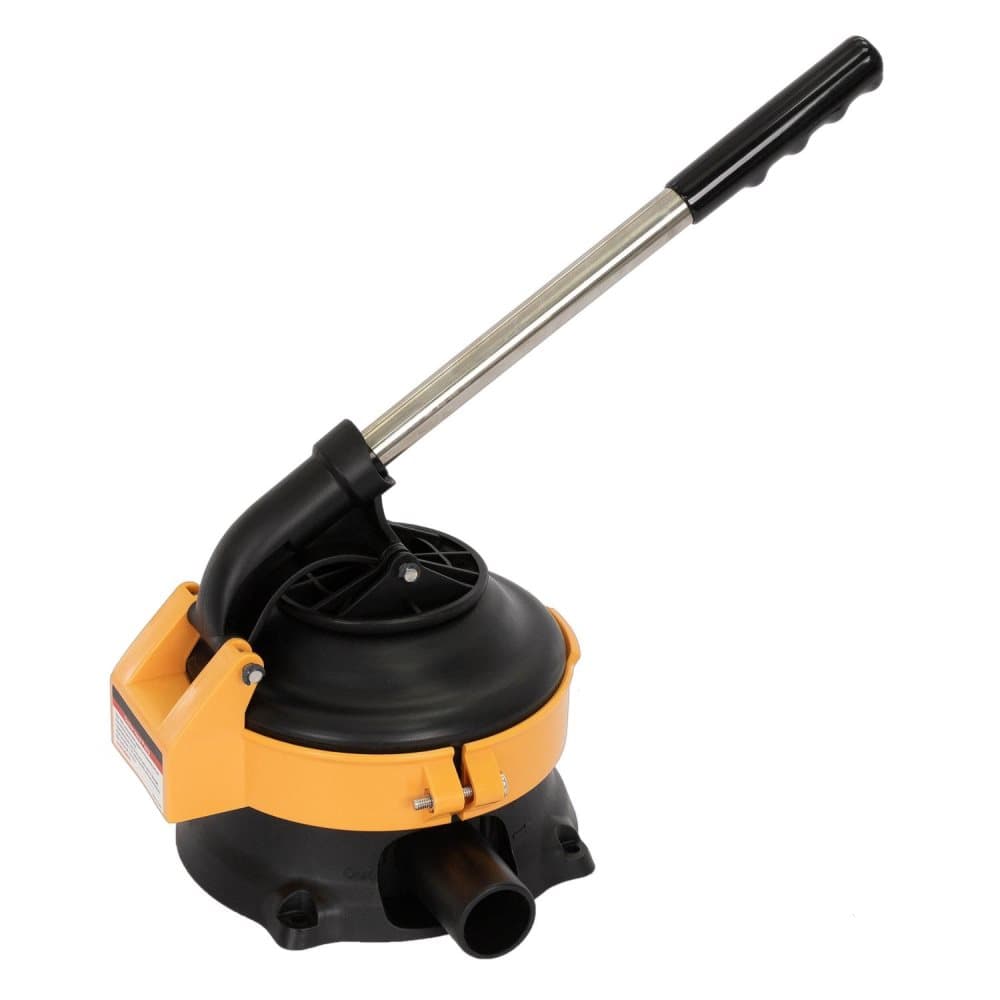 ECD Germany Vattenhandspump med rostfritt stålspak och monteringshål, 20 l / min, max. Transporthöjd 4m, handvattenpump, manuell vattenpump, handpump