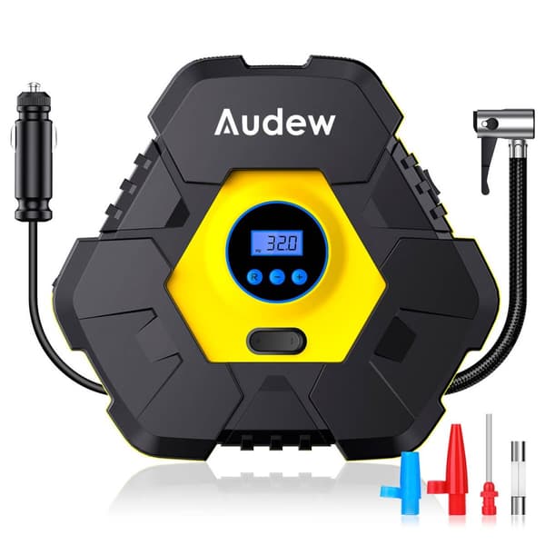 AUDEW 12V 150PSI kannettava digitaalinen sähköauton renkaiden täyttöpumppu renkaan ilmakompressoripumppu