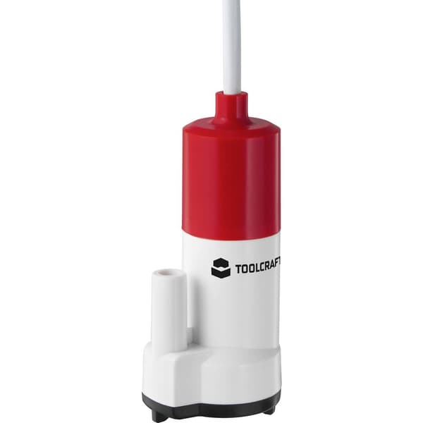 TOOLCRAFT TO-7159149 Lågspänningspump dränkbar 960 l/h 12 V/DC