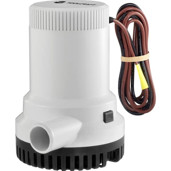 TOOLCRAFT TO-7159131 Lågspänningspump dränkbar 5678 l/h 12 V/DC