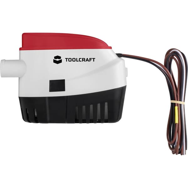 TOOLCRAFT TO-7159128 Lågspänningspump dränkbar 2839 l/h 12 V/DC