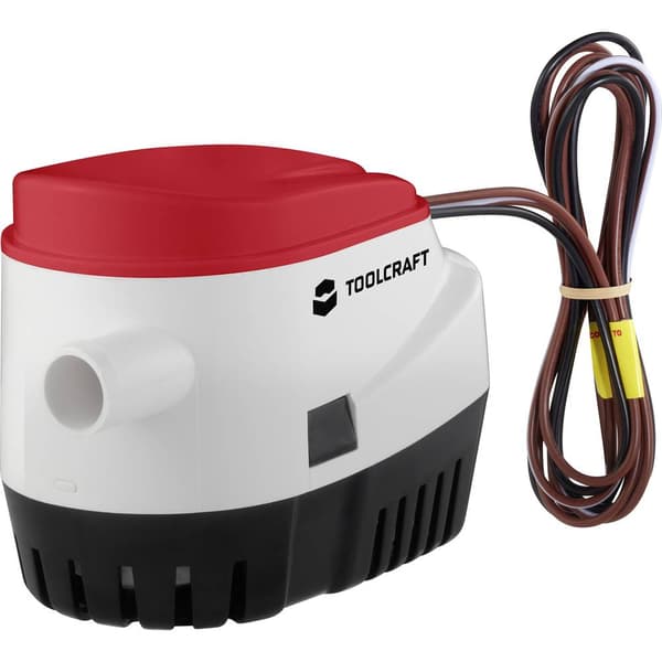 TOOLCRAFT TO-7159128 Lågspänningspump dränkbar 2839 l/h 12 V/DC