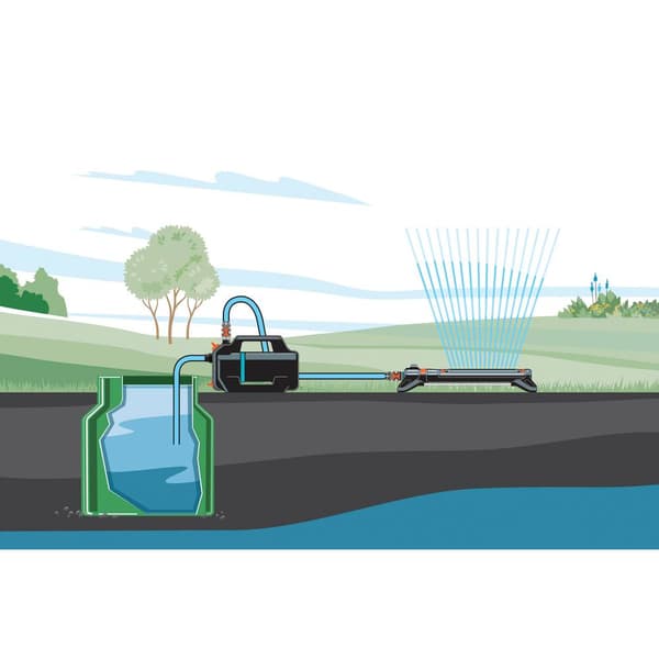 GARDENA 4100 Silent Trädgårdspump-set 4100 l/h 36 m