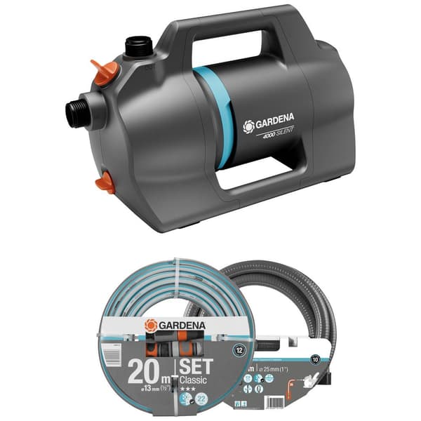 GARDENA 4100 Silent Trädgårdspump-set 4100 l/h 36 m