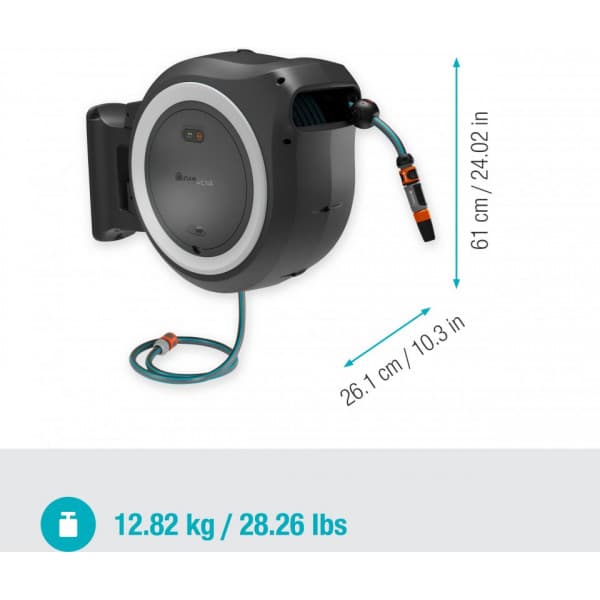 Gardena PowerRoll XXL seinäletkukela, 40 m, valkoinen