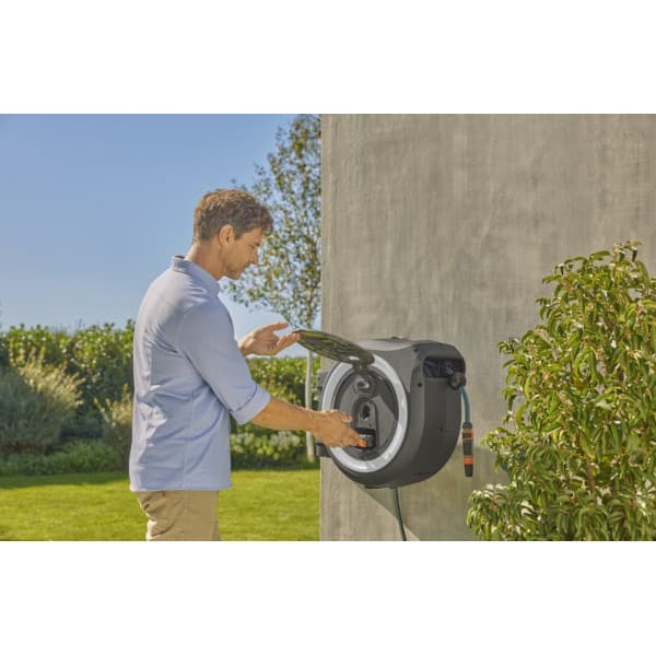 Gardena PowerRoll XXL seinäletkukela, 40 m, valkoinen