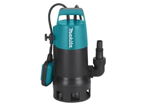 MAKITA LIKAVESIPUMPPU KELLUKULLA 1100W 240 l/min PF1010 musta, Sininen