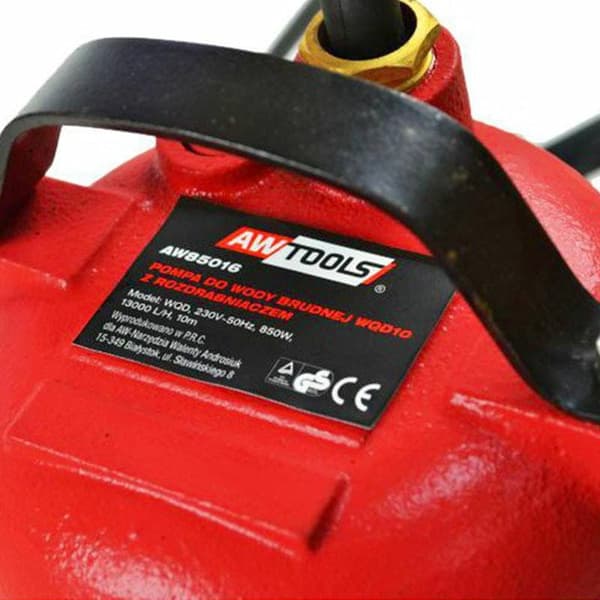 AWTOOLS 850W likavesipumppu murskaimella