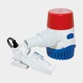 Miniatyrbild 1 av 2: Dränkbar elektrisk länspump Rule 360 GPH (23 liter / minut), 12 V, automatisk driftstart, med nivåvakt