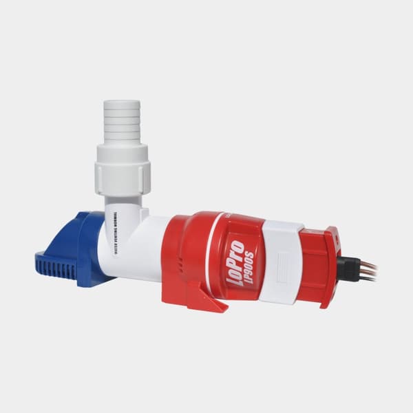 Dränkbar elektrisk länspump Rule LoPro 900S GPH (56.7 liter / minut), 12 V, automatisk driftstart, med nivåvakt