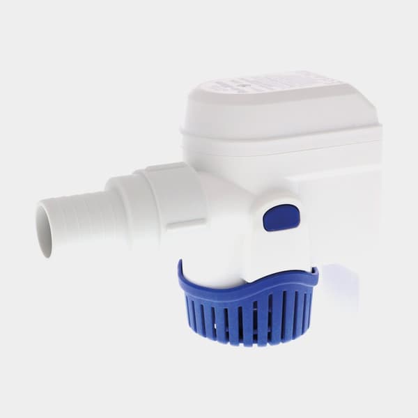 Dränkbar elektrisk länspump Rule Mate 1100B GPH (69 liter / minut), 12 V, automatisk driftstart, med nivåvakt