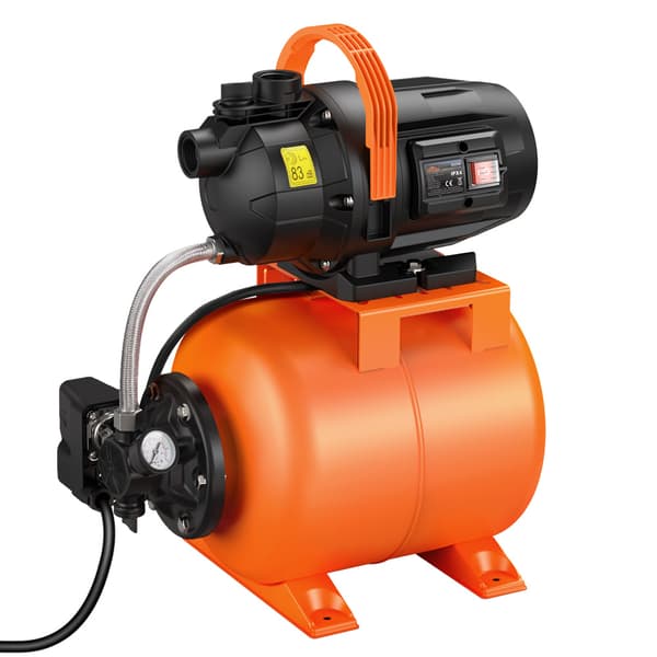 Domestic Waterworks Domestic vandpumpe Rustfrit stål 3600L/h 800W 40M Automatisk pumpe Have