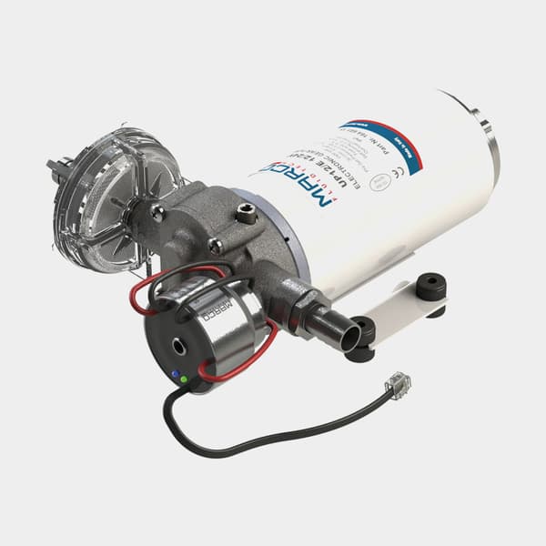 Elektrisk pentrypump Marco UP12/E, 12 V/24 V, G 1/2" (BSP) / 5/8" (16 mm) slang