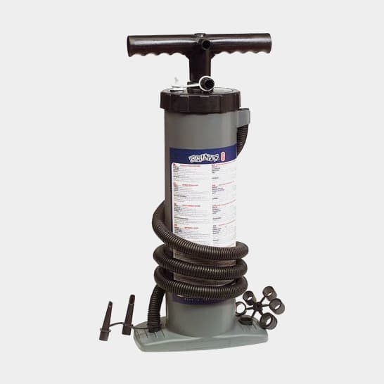 Handpump Scoprega Bravo 6 (8.7 psi), med analog tryckmätare (manometer) + flexibel slang
