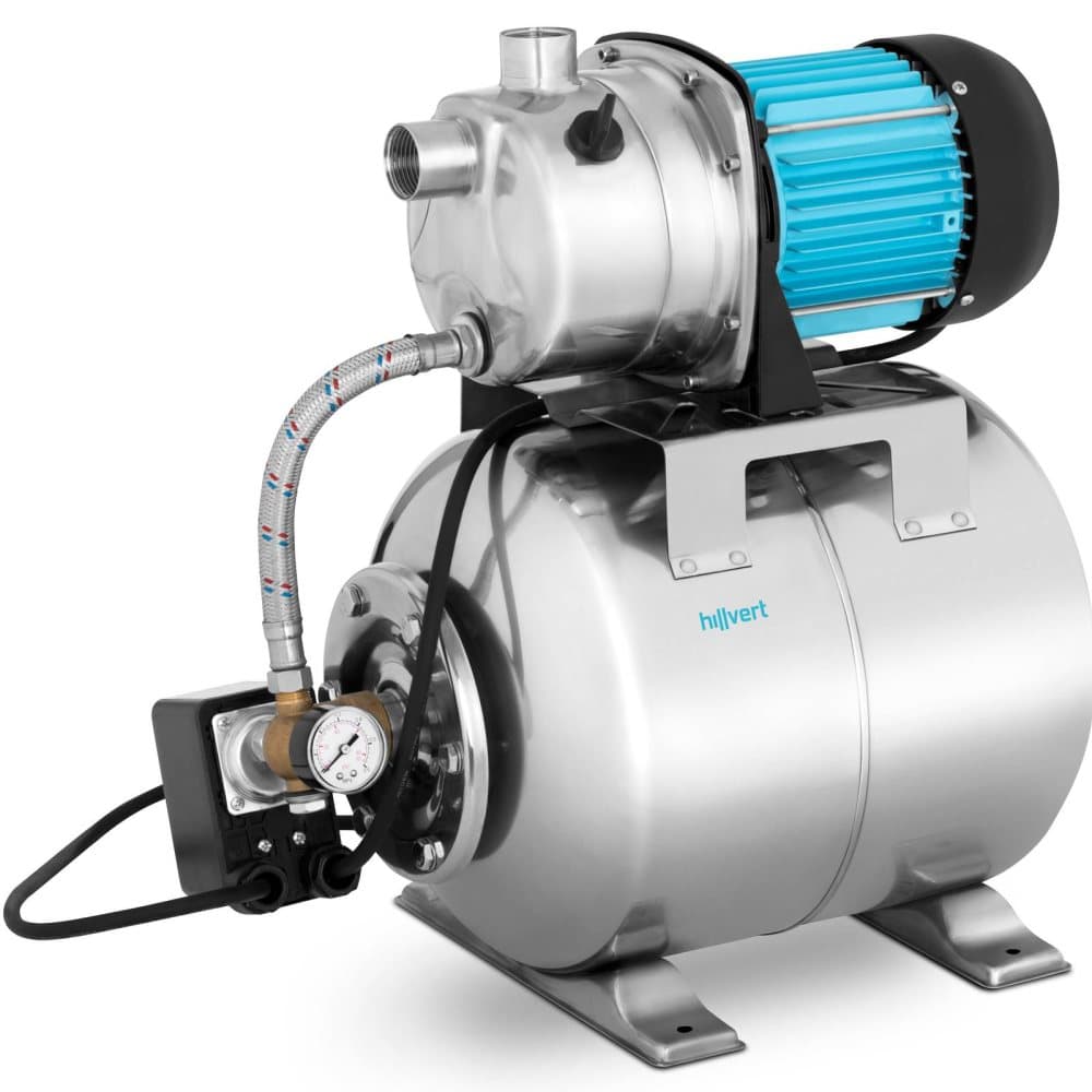 Hillvert Pumpautomat - 3500 l/h - 1200 W - rostfritt stål