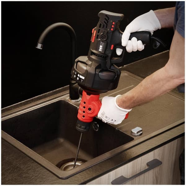 MSW Elektrisk rörrensare - 240 W - 580 varv/min - 7,5 m - Ø 19 till 40 mm