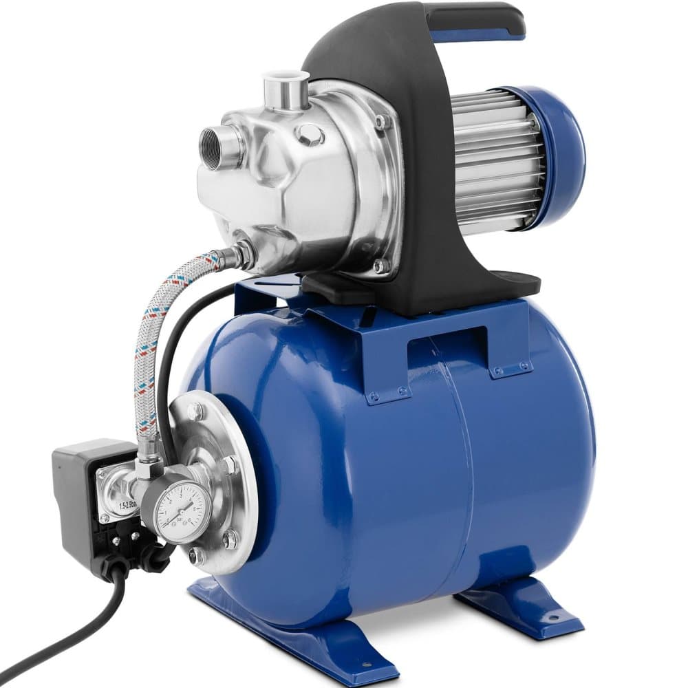 Hillvert Hydroforpump - 1000 W - 3,5 m³/h - kolstål - med grepp
