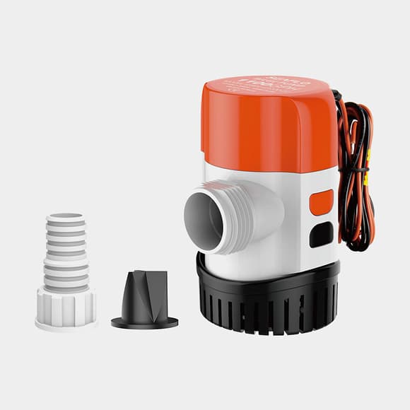 Dränkbar elektrisk länspump SEAFLO 13B-800 GPH (50 liter / minut), 12V, automatisk driftstart, utan nivåvakt